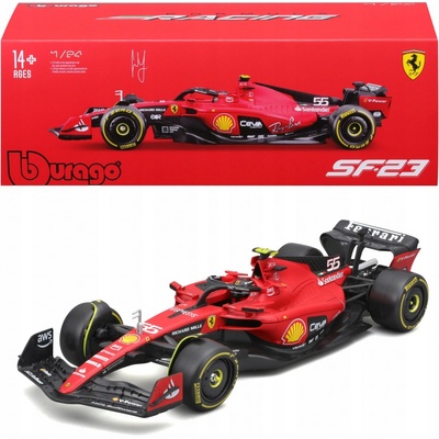 Bburago Formula F1 Ferrari Scuderia SF-23 2023 nr.55 Carlos Sainz 1:43