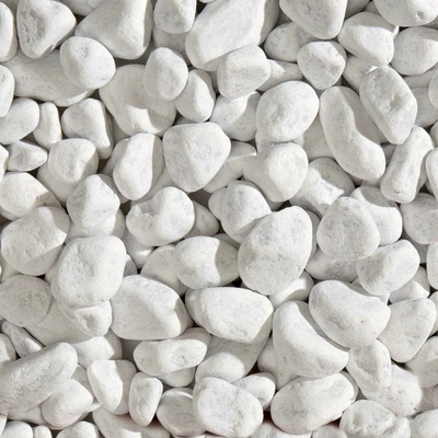 Zafido (distributor) Okrasné valounky Bianco Carrara 25 - 40 mm 25 kg