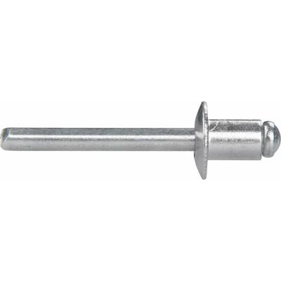 EXTOL PREMIUM nýty trhací hliníkové sada 250ks, O 6,4x8mm plochá hlava 8813872