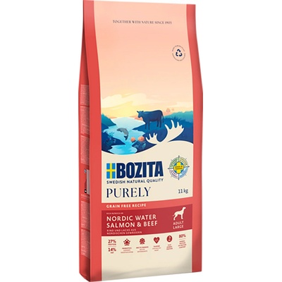 Bozita Grain Free Salmon & Beef Large 2 x 11 kg