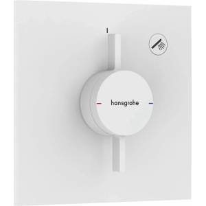 Hansgrohe DuoTurn E вграден смесител за душ с 1 функция в матово бяло (75617700)