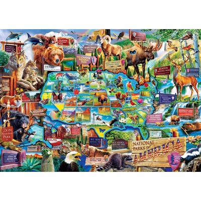 Masterpieces Národné parky USA 3000 dielov