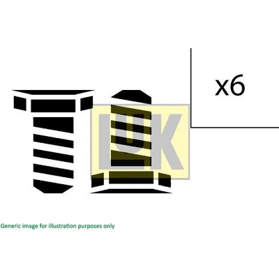 Schaeffler LuK Sada šroubů, setrvačník LUK (LK 411016610) | Zboží Auto