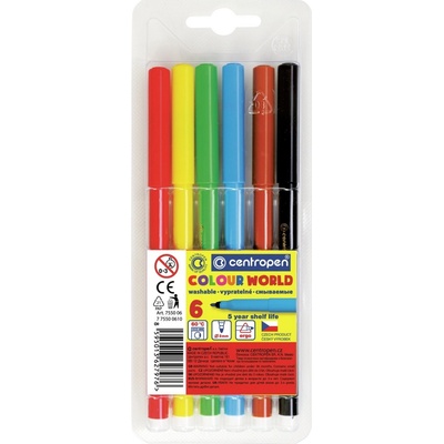 Centropen Colour World 7550 6 ks – Zboží Živě