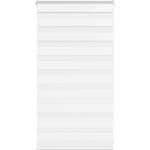 vidaXL Зеброва щора бял 70x100 см ширина на плата 65, 9 cm полиестер (4014723)