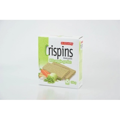Extrudo Crispins BIO krehký plátok veggie garden 100 g
