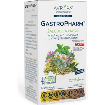 Avropa GastroPharm bylinné kapky 50 ml