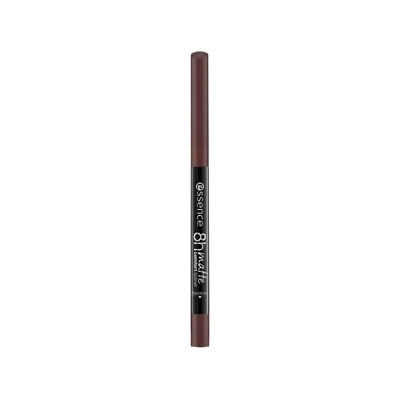 Essence 8H Matte Comfort Tužky na rty Hnědá 0,3 g