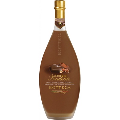 Bottega Liquore Cioccolato čokoláda s lískovými ořechy 17% 0,5 l (čistá fľaša)