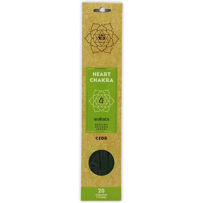 ARÔME Balanced Chakra Vonné tyčinky Srdcová čakra 20 ks