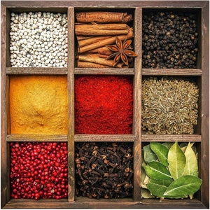 Styler Картина върху стъкло 30x30 cm Spices Box - Styler (GL-18369)