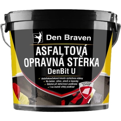 Den Braven DENBIT U - Asfaltová opravná stierka cierna 10 kg