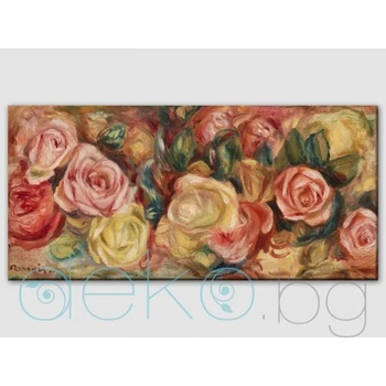 Image 1 of Картина Рози, импресия на Пиер-Огюст Реноар - репродукция (85022)