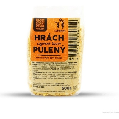 Provita Hrach žltý lúpaný polený 0,5 kg