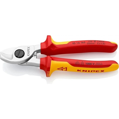 Kabelové nůžky Knipex 95 16 165 VDE do 1000 V (do prům. 15 mm) – Zbozi.Blesk.cz