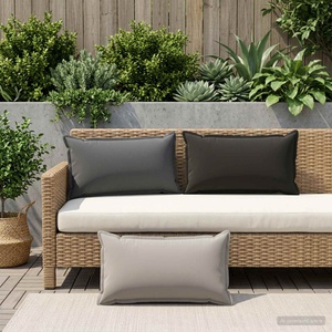 vidaXL Възглавница 2 бр. HOUTEN Сиво 40 x 70 cm Полиестер (933672)