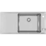 Alveus Мивка от неръждаема стомана Alveus Stricto 30 Satin 98x48 см дясна (1124375) Мивка за вграждане