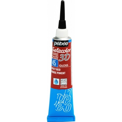 Pébéo Setacolor 3D Gloss 20 ml 45 pepper red