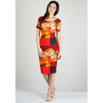 Rumena Рокля с изящен декор 33681 rumena