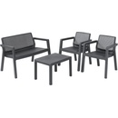 KETER EMILY PATIO Set záhradný bez sedákov, grafit 17209500