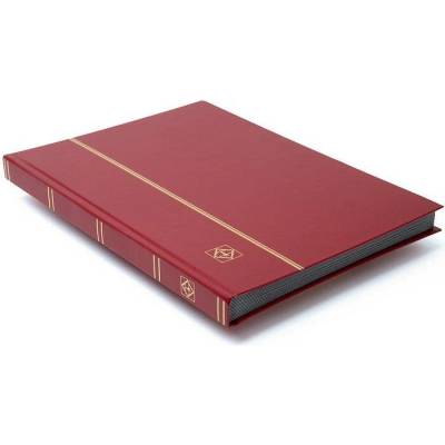 Album BASIC pro známky, 32 černých stran, A4 Leuchtturm Barva: Červená