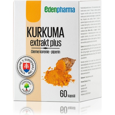 EdenPharma Kurkuma extrakt plus 60 kapsúl