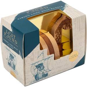 Professor Puzzle Логически дървен 3D пъзел Professor Puzzle - Викингска лодка (LOS11546)