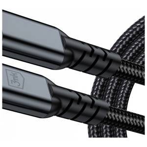 3mk cable Hyper Cable N-SERIES Thunderbolt 4 1m 48V/5A 40Gb/s 240W 8K60Hz PD3.1 black