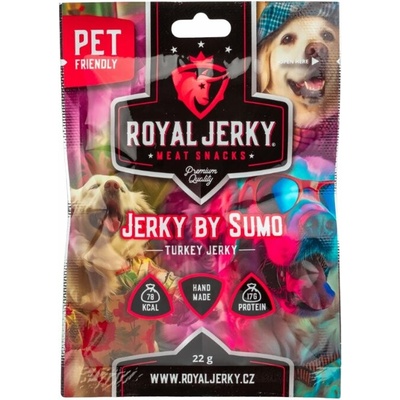 Royal Jerky Morčacie sušené mäso Jerky by Sumo 22 g
