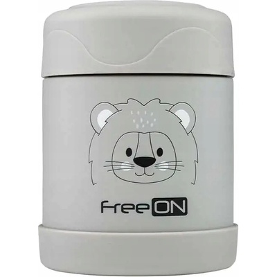 Freon Termoska na jídlo Lev 350 ml šedý