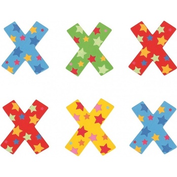 Bigjigs Toys hviezdičkové písmenko X