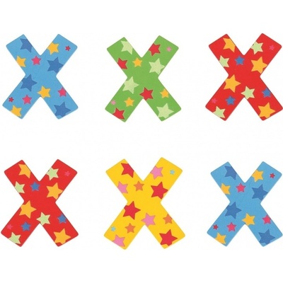 Bigjigs Toys hviezdičkové písmenko X