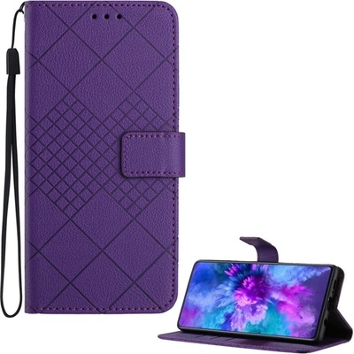 Gigapack T Phone 3 5G GIGAPACK Tok стоящ, с кожен ефект FLIP, премиум, LILA GP-176321 (GP-176321)