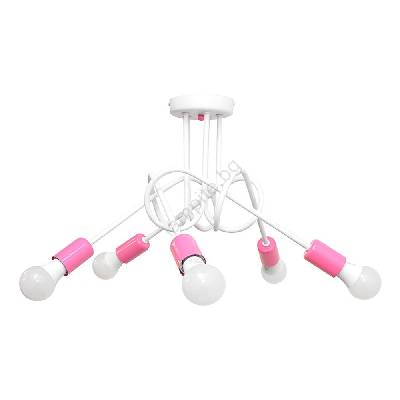 повърхностно монтиран Полилей OXFORD 5xE27/15W/230V (HE0436)