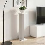 vidaXL Стойка за растения 2 бр. Бяло 25 x 25, 5 x 100, 5 см (899627)