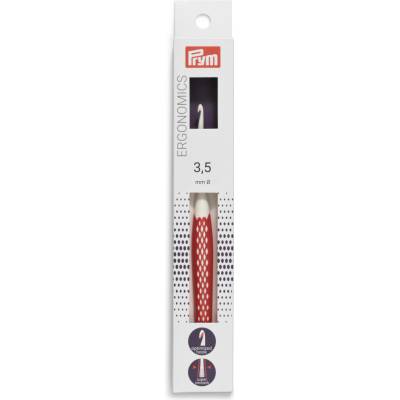 PRYM Háček na háčkování ergonomický plastový PRYM ERGO, velikost 3,5mm, délka 16cm