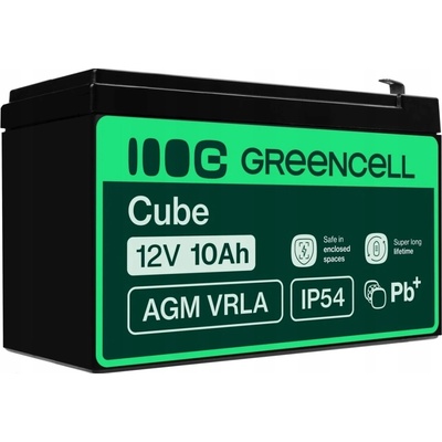 Green Cell Cube AGM VRLA IP54 Baterie 12V 2,5Ah