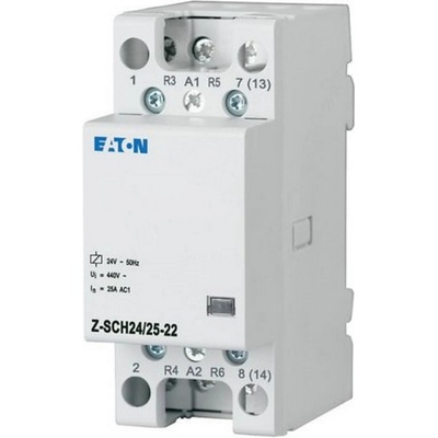 Eaton Инсталационен контактор EATON Z-SCH24/25-40, 248850 - 24VAC/50Hz, 2N/O+2N/C, 25A, 2HP (248850)