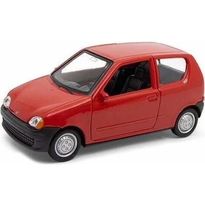 Welly Fiat Seicento červený 1:34