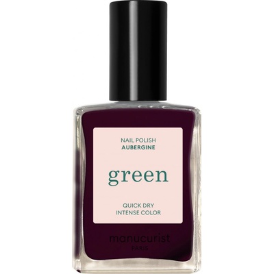 Manucurist Green schnoucí lak na nehty Aubergine 15 ml
