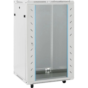 vidaXL 18U сървърен шкаф, 19", IP20, сив, 60x60x100 см (3307632)