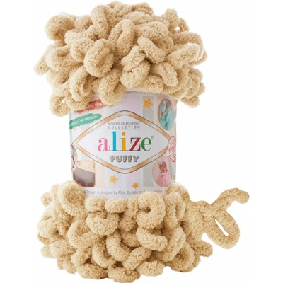 Alize Příze Puffy 95 béžová