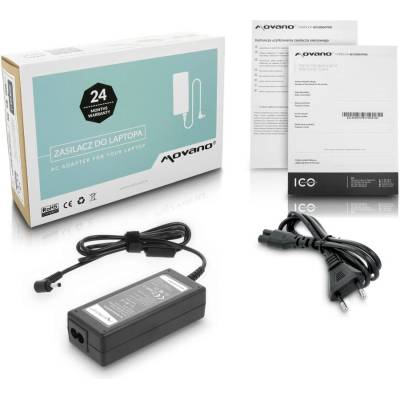 Movano Зарядно за лаптопи Asus, 65W / 19V / 3, 42A / 4, 0mm x 1, 35mm (ZZ/AS19342E)