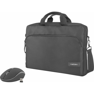 Natec set WALLAROO 2, brašna pro NB 15,6" + bezdrátová myš 1600 DPI NTO-2051