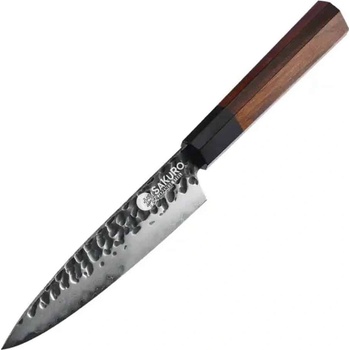 SaKuRo Víceúčelový nůž z japonské oceli Eben 12,7 cm