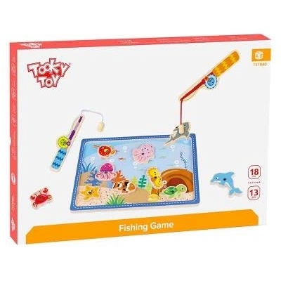 Tooky Toy - Дървена магнитна игра Морско дъно TKF040