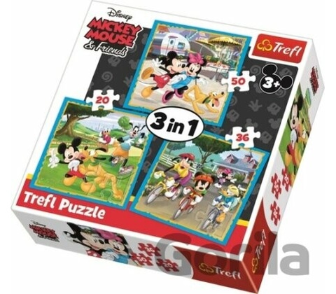Mickey Mouse a přátelé 3v1 Trefl