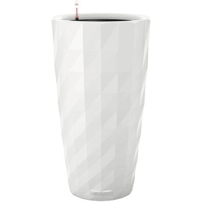 Lechuza Kvetináč Diamante Premium biely 40x75 cm