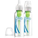 Dr. Brown's Стъклени шишета Dr. Brown's Natural Flow Options+ Narrow, 2 броя, 250 ml (72239321355) - ozone