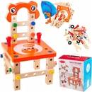 Iso pracovní ponk s nástroji dřevěný Multifunkční WD9441 3v1